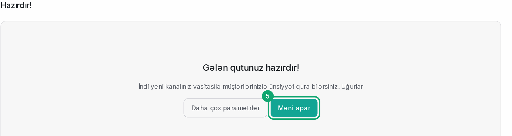 Kanal hazırdır