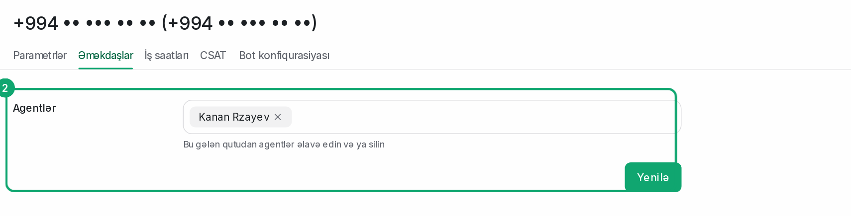Əməkdaşlar bölməsinə keçin