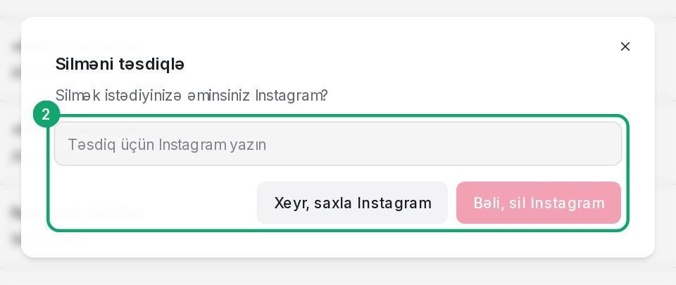 Silməni təsdiqləyin