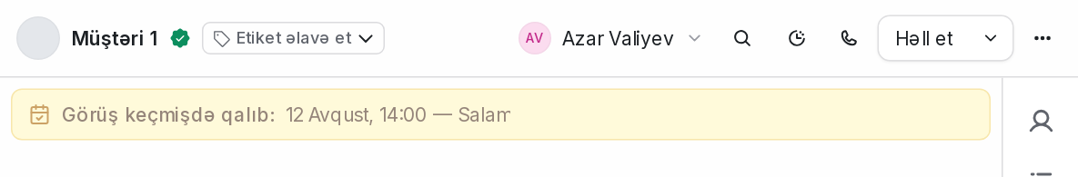Özünüz zəng edin